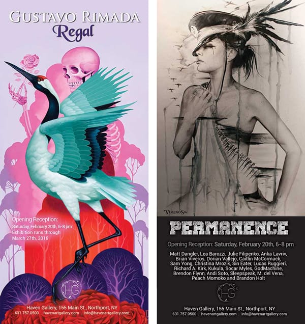 Gustavo Rimada 'Regal' + 'Permanence' Group Show @ Haven Gallery, Long Island, New York - via beautifu.bizarre
