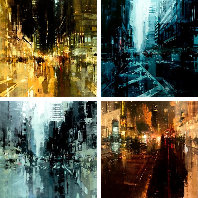 Jeremy Mann surreal landscape painting 