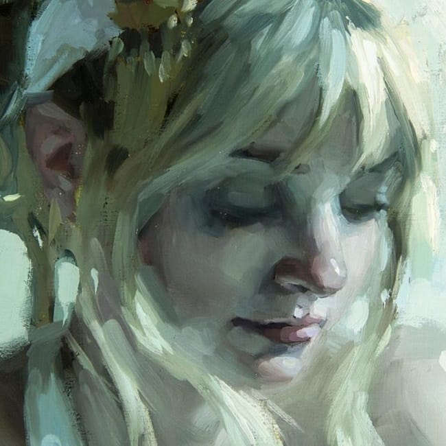 Jeremy Mann portrait painting 