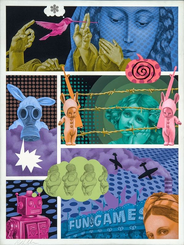 Color Contrast And Comics The Paintings Of Robert