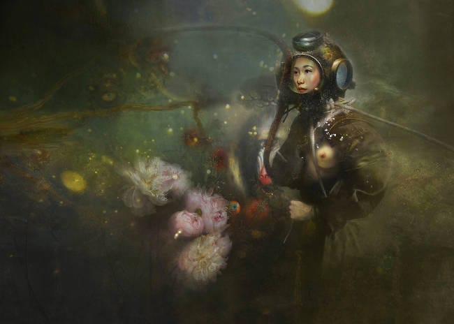 Iva Troj pop surreal nude painting 