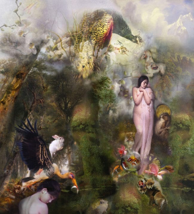 Iva Troj pop surreal nude painting 