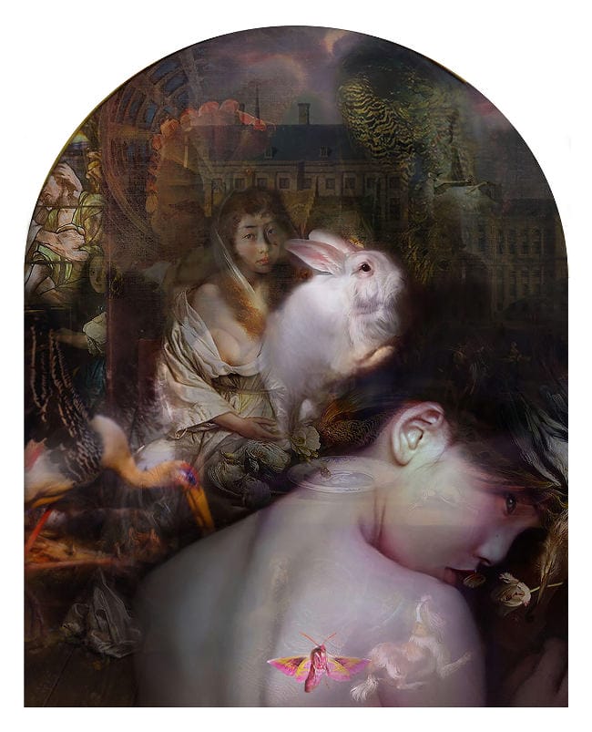 Iva Troj pop surreal painting 