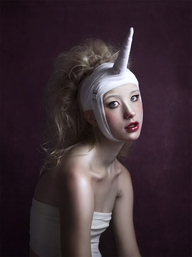 Jenny Boot surreal female portrait photography