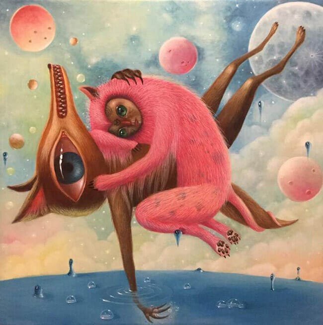 Peca pop surrealism painting 