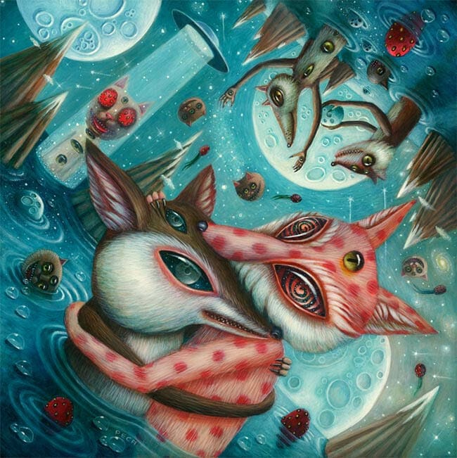 Peca pop surrealism painting 