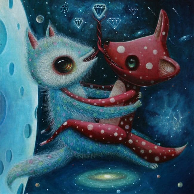 Peca pop surrealism painting 