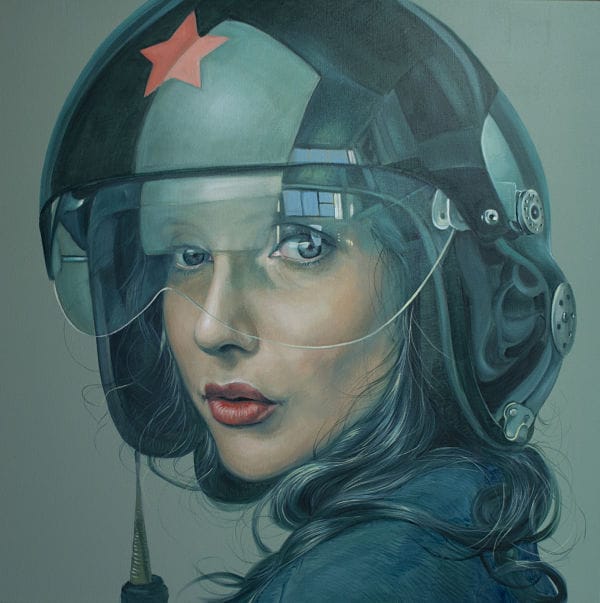 figurative painting, The Protagonist, Kathrin Longhurst, painting