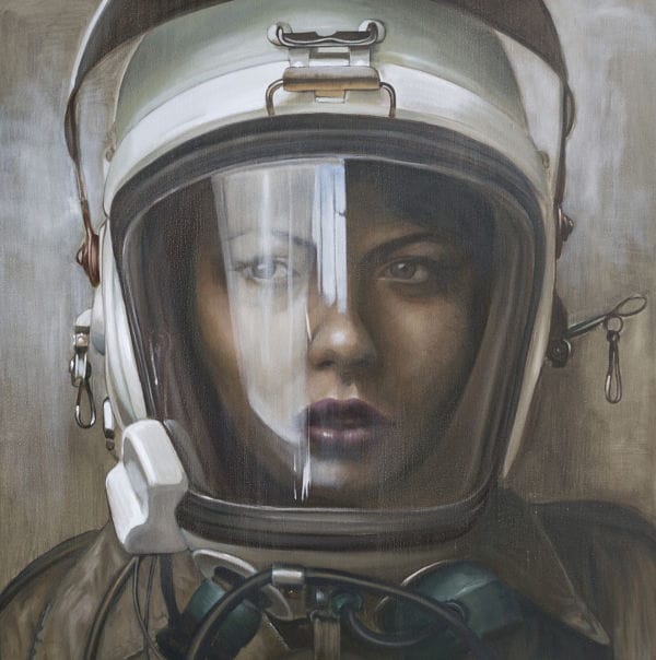 figurative painting, The Protagonist, Kathrin Longhurst, painting