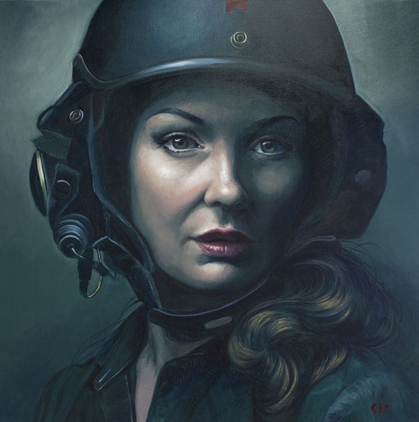 figurative painting, The Protagonist, Kathrin Longhurst, painting