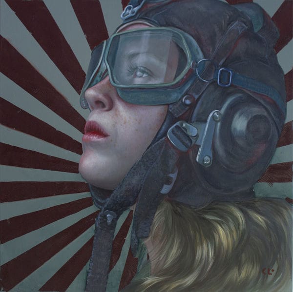 figurative painting, The Protagonist, Kathrin Longhurst, painting