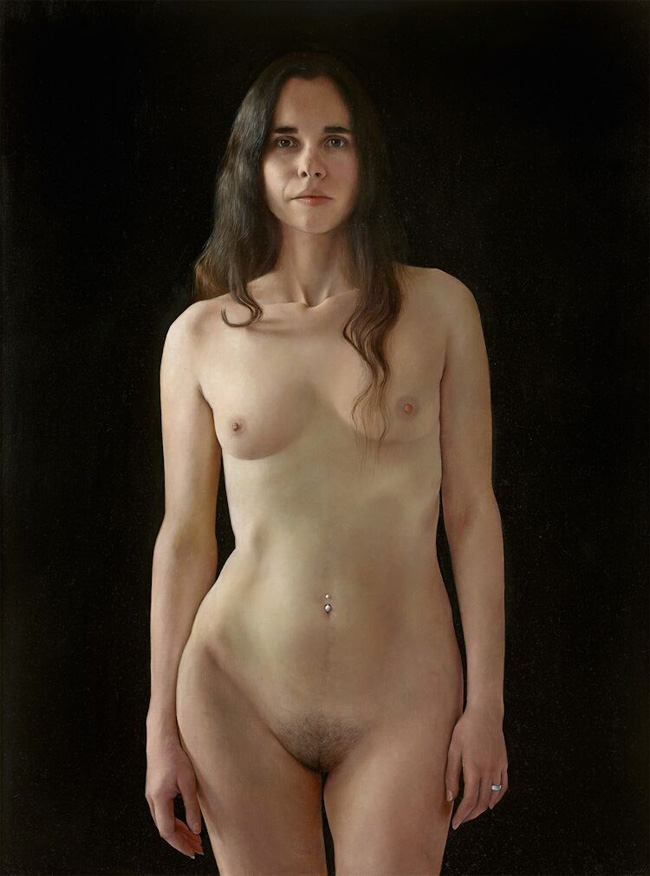 Anwen by Anne-Christine Roda, Oil on Linen, 51 x 38 inches / 130 x 97 cm. 