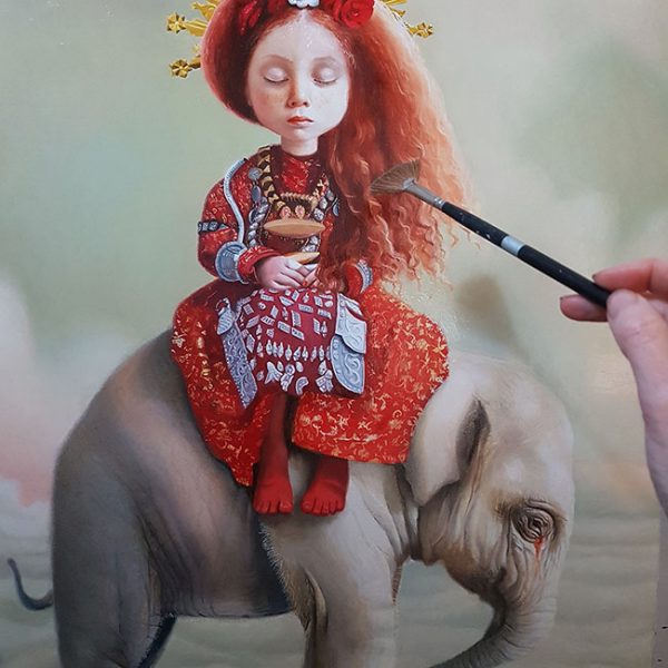 Work in progress by Olga Esther for Gaia Reborn art exhibition Work in progress by Olga Esther for Gaia Reborn art exhibition