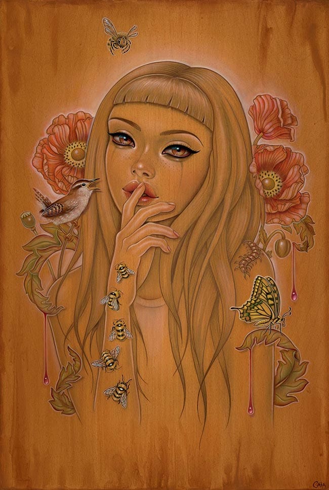 Caia Koopman surreal portrait artwork - What obstacles&nbsp;have you&nbsp;encountered as an&nbsp;artist?