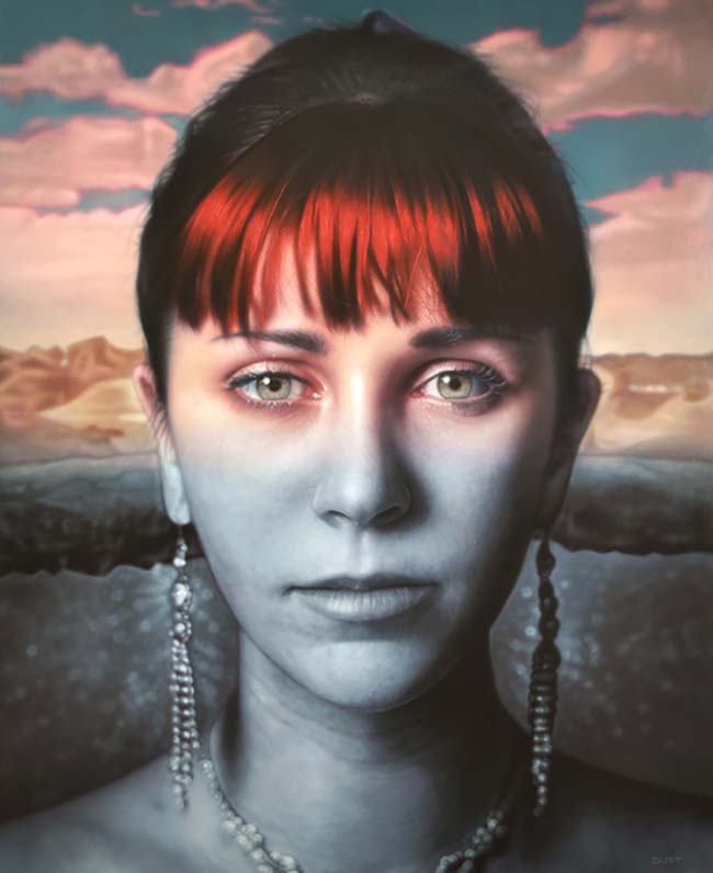 Daniel Dust realistic surreal portrait painting  - What Is the Biggest No No for Artists When Seeking Gallery Representation?