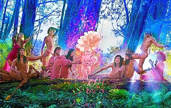 David LaChapelle Amanda Lepore Nature Harmony Heaven The First Supper