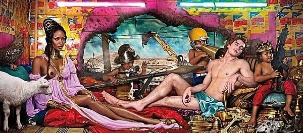David LaChapelle Naomi Campbell Consumerism Environment Rape of Africa
