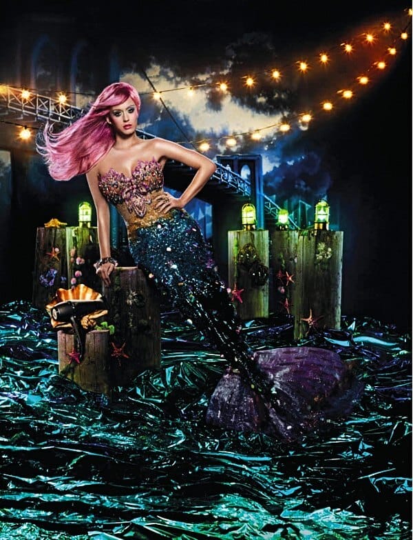 David LaChapelle Katy Perry Mermaid ghd Hair Straightener Ad Campaign