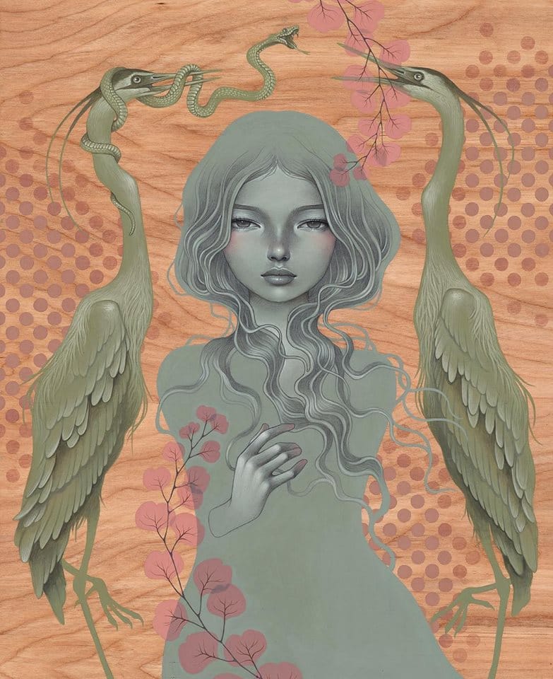 Audrey Kawasaki - pop surrealism painting
