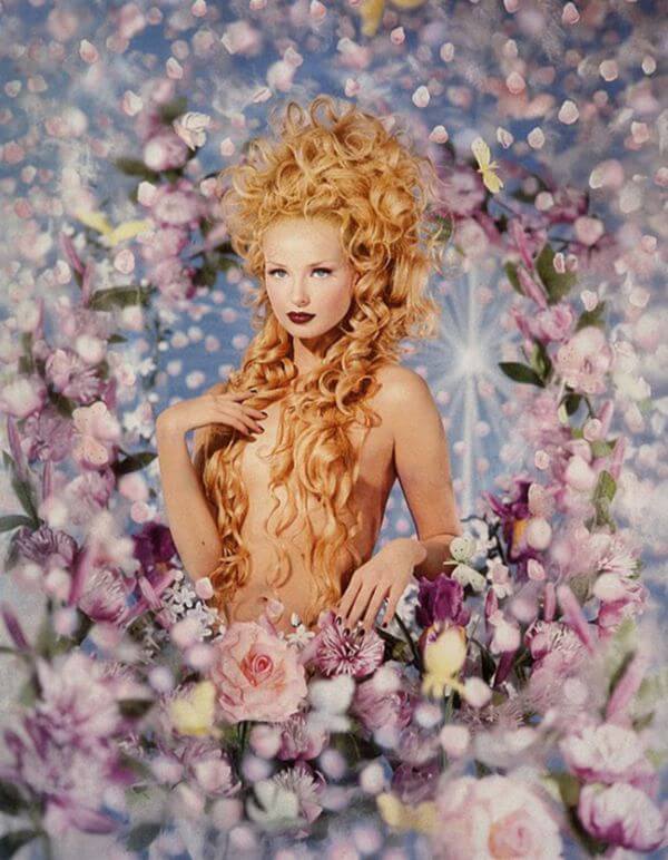 Pierre et Gilles Nude Blonde Woman Portrait