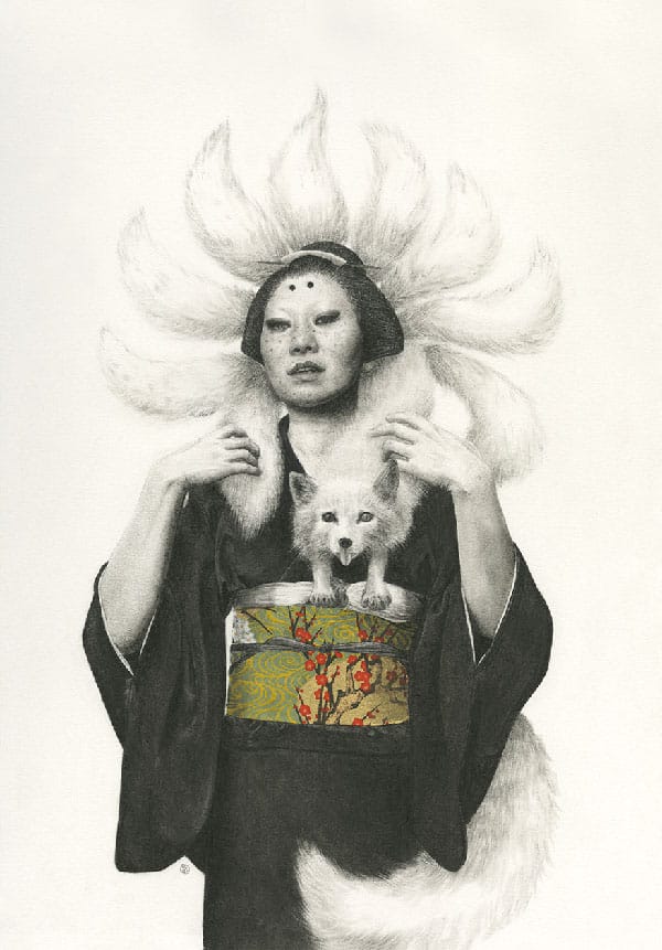 Stephanie Inagaki nine tail fox kimono