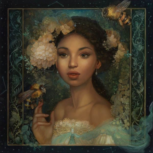 Annie Stegg Gerard - Bumble bee portrait