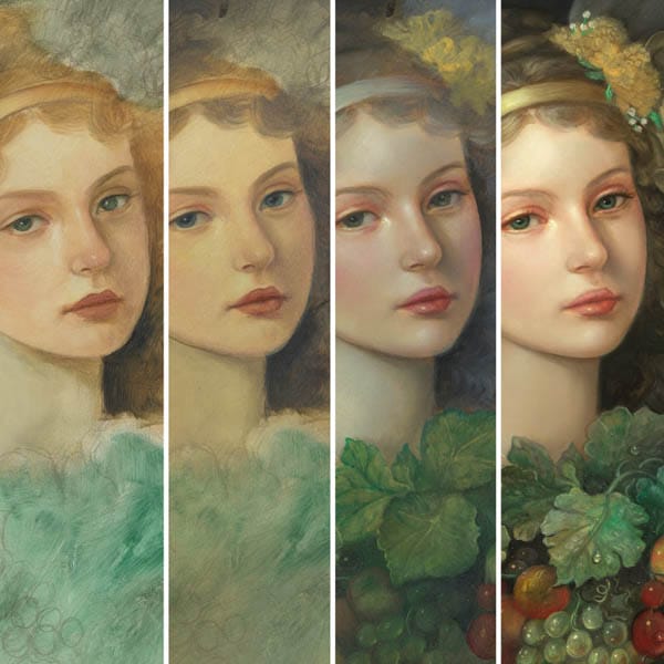 Annie Stegg Gerard - progress layers 