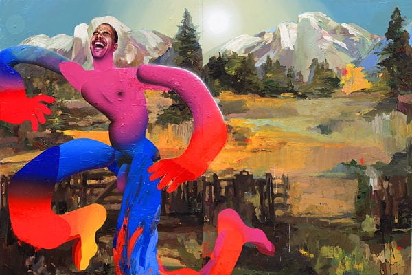 Erik Jones Country exhibition Aayan painting 