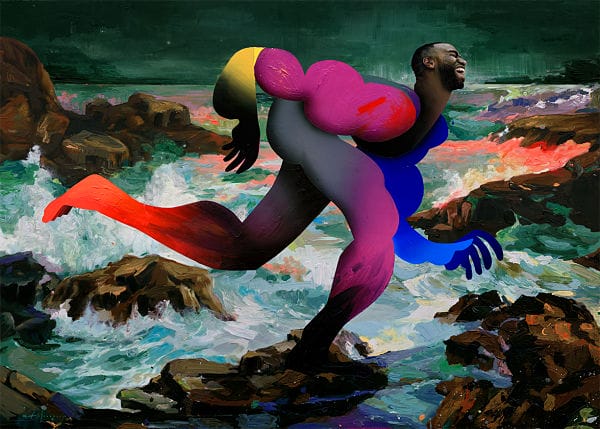 Erik Jones Country exhibition abstract painting 