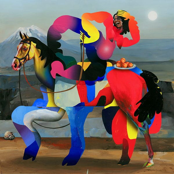 Erik Jones Country exhibition Zora abstract painting 