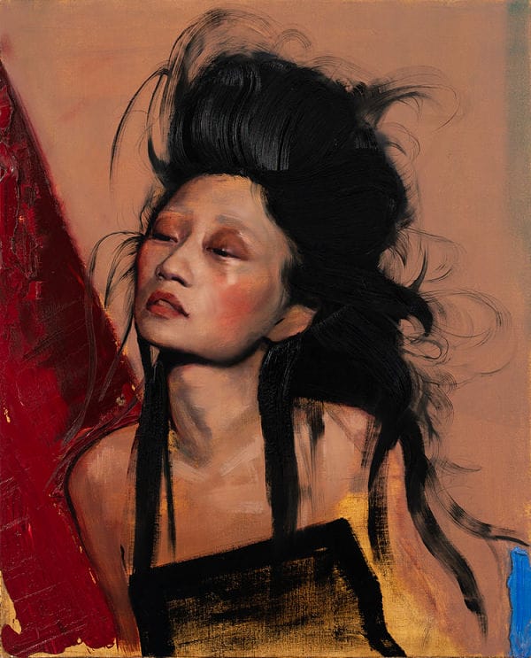 J Louis first moment oil painting 