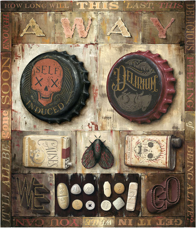 Jason Limon away we go pills painting
