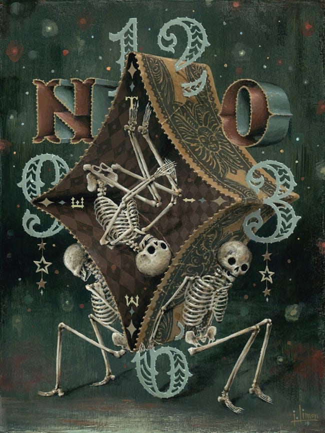 Jason Limon skeletons painting