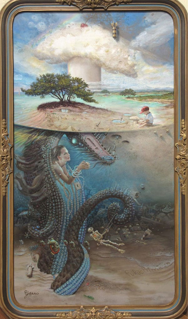 Mark Garro Lesser Godzilla painting 