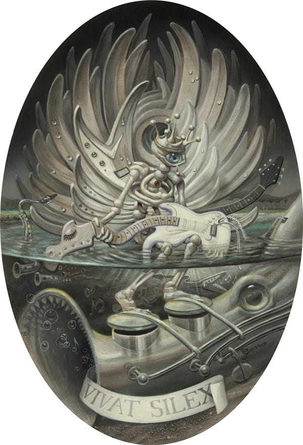 Mark Garro Rock is Dead new contemporary art painting 