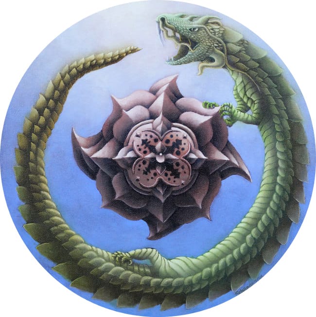 Ricky Schaede dragon painting