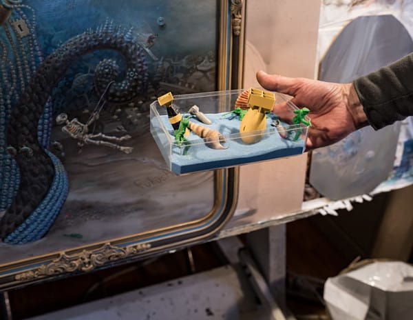 Mark Garro props Children of a Lesser Godzilla