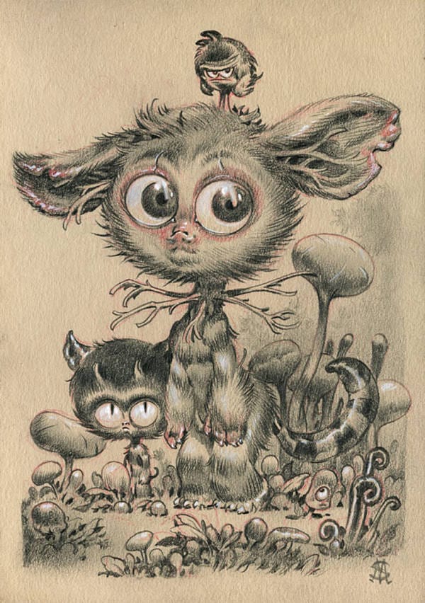 Stan Manoukian “Three Friends” three friends illustration 