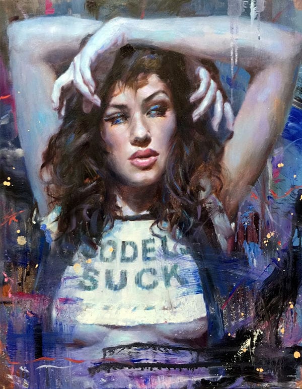 Natalia Fabia oil painting woman