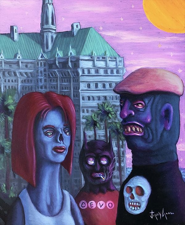 Jeremy Cross Devo Bat lowbrow art The Dark Art Emporium 