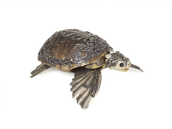 Jessica Joslin "Tweed" turtle sculpture Modern Eden x Haven 