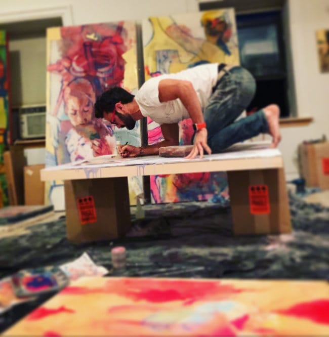 Marc Scheff studio WIP