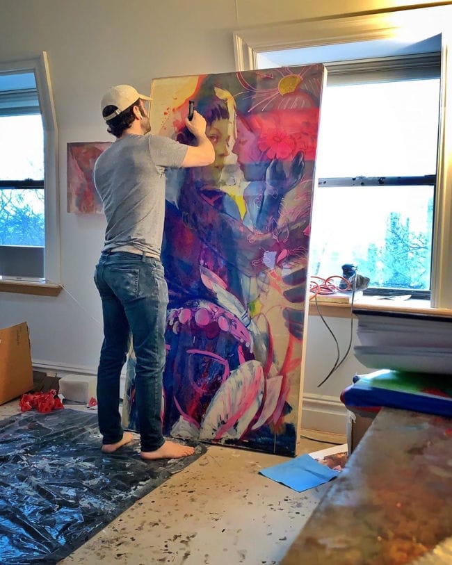 Marc Scheff studio WIP