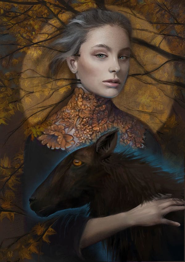 Juliana Loomer dark surrealism digital painting 