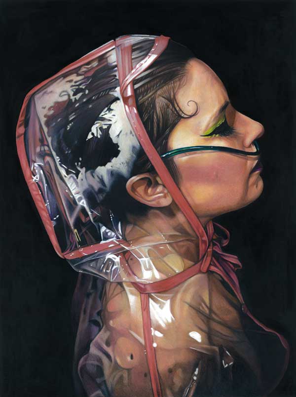 Tom Christophersen EcoGoth realistic portrait painting