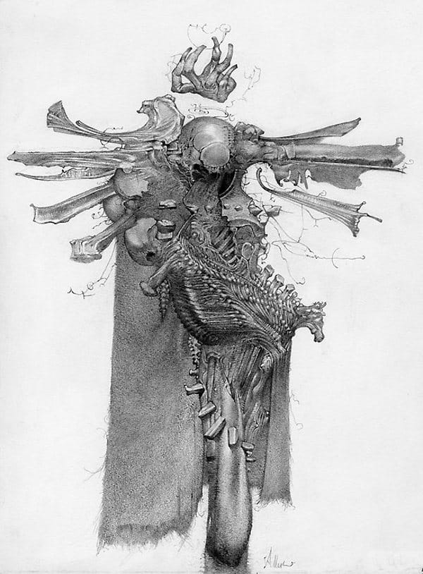 Allen Williams dark art drawing