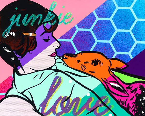 Dan Litzinger Heroine Junkie love painting 