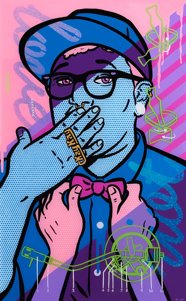 Dan Litzinger Heroine Junkie painting 