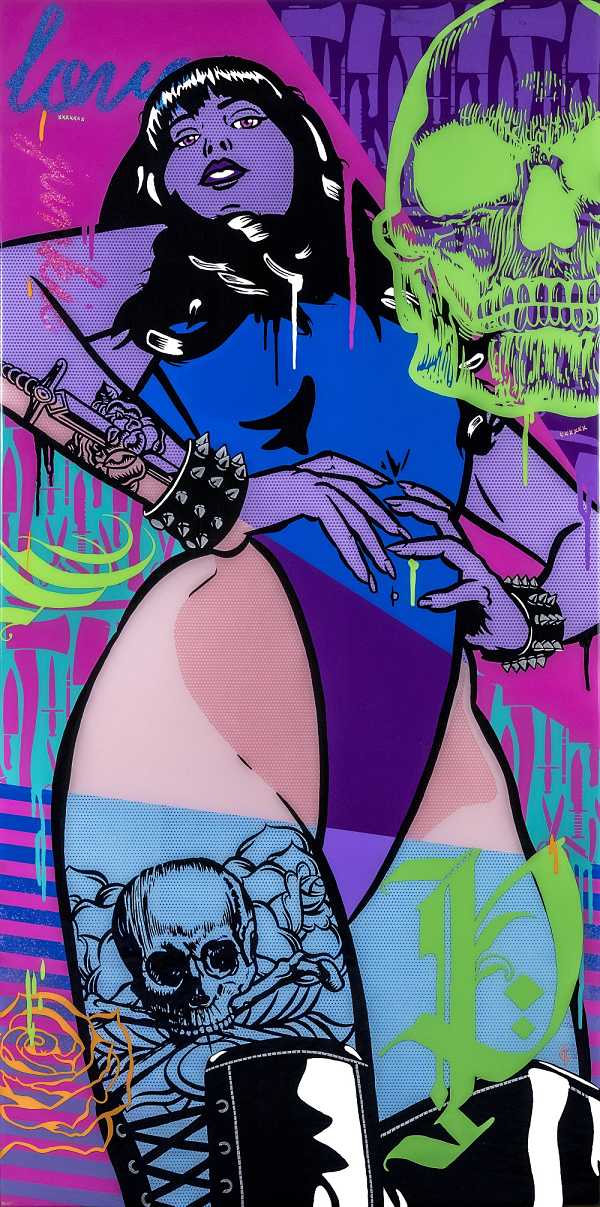 Dan Litzinger Heroine Junkie painting 