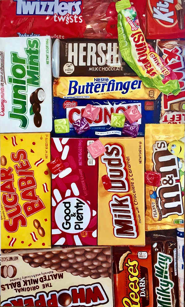 Stephen Mangum contemporary realism candy painting PoetsArtists 